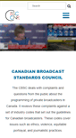 Mobile Screenshot of cbsc.ca